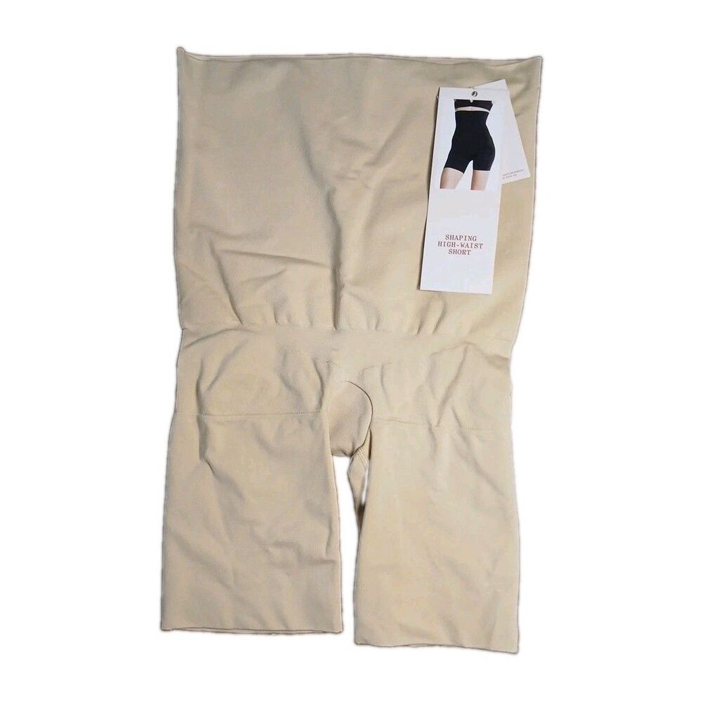 Spanx Shapewear Shaping High Waisted Short Sz M Naked (Nude) 10126R NWT